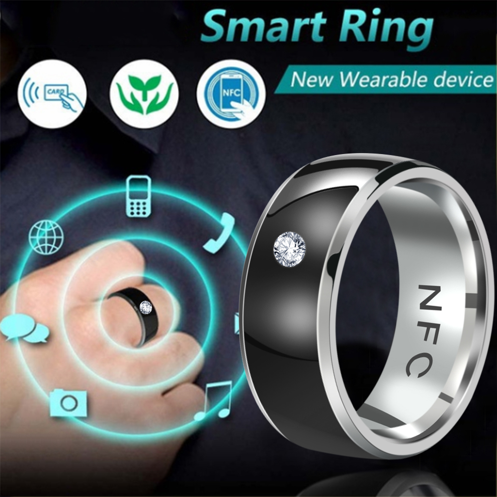 NFC 스마트 핑거 디지털 스테인레스 스틸 커플 반지, - Smart Ring Nfc Pay 리뷰 및 가격
