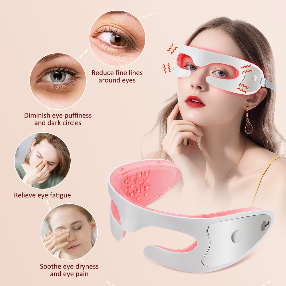 EMS 레드 라이트 아이 마사지 눈 피로 완화 휴식 다 - Light Therapy Glasses 리뷰 및 가격